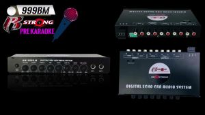[ ลดพิเศษ ]ปรีแอมป์เสียบไมค์รถยนต์ R STRONG รุ่น DM-999BM ปรีคาราโอเกะ ปรีไมค์ เสียบไมค์ได้2ช่อง สุดยอดปรีแอมป์KARAOKE