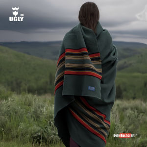 Nordic Style Woolen Blanket for Camping Outdoor Use Office Air Conditioned Areas Warm Knitted Wool Blanket Support Machine Wash