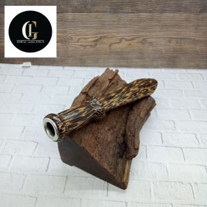 Pipa once kayu Liwung macan motif pedang B149