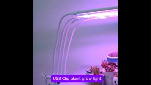4 Heads Full Spectrum Clip Growing Lamp LED Indoor Plants Dimmable USB Interface Plant Grow Light