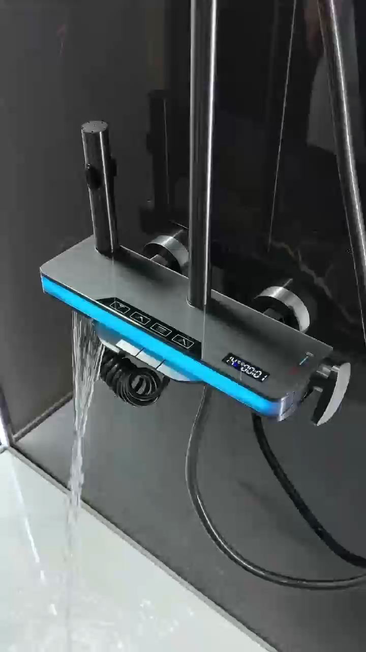 Shower set shower toilet bathroom bath booster home smart digital display shower
