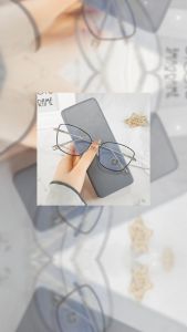 Viendo Frame Kacamata Minus Anti Radiasi Photocromic Wanita Cat Eye Fashion Bluecromic UV400 2 in 1 Potocromic Fotocromi Anti Silau Blueray HP dan Komputer Kaca Mata Optik -1/-1.5/-2/-2.5/-3/-3.5/-4/-4.5/-5/-5.5/-6