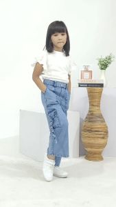 TERBARU KULOT CARGO ANAK TERBARU KAIN JEANS USIA 5-17 TAHUN