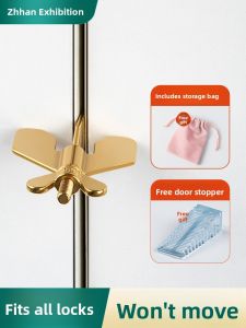 MONLEYTA | Door Stopper Security Windproof Solo Female Home Alarm Door Block Hotel Anti-Theft Wolf Proof Door Safety Door Barrier