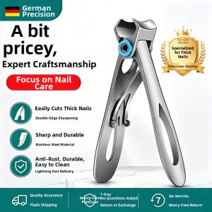 BAKULI | Large Opening Portable Nail Clippers for Thick Nails
