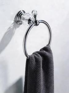 Bộ Dụng Cụ Phòng Tắm 2 Món Bằng Hợp Kim Kẽm Gắn Tường Gồm Giá Treo Khăn Và Giá Đựng Giấy Vệ Sinh