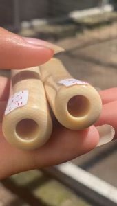 Pipa GG Asli Lokal Bulat Lengkung Panjang 11cm Mulus