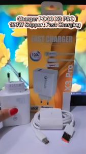 Charger Poco X3 Pro 120W Quick Charger Support Fast Charging
