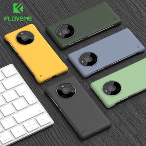FLOVEME Candy Color Frameless Matte Phone Case For Huawei Mate 40 30 20 Pro P50 P30 P40 Pro Ultra Thin Hard PC Shockproof Bumper Back Cover For Huawei Nova 9 8 7 Pro