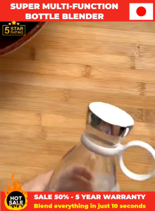 SUPER MULTI-FUNCTION BOTTLE BLENDER Japanese Blender Cup Portable Fruit Juicer Rechargeable