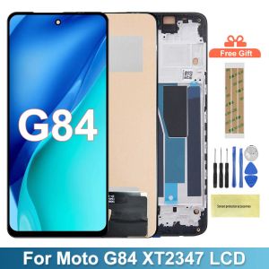 G84 5G For Motorola Moto G84 5G LCD Display Touch Screen Digiziter Assembly For Moto XT2347-2 XT2347-1 Screen Replacement