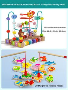 MWZ | Educational Development Chewing Friendly Wooden Blocks Toy
