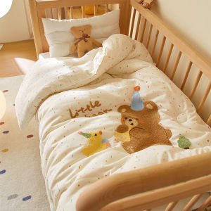 JoynCleon | 100% Cotton Double Gauze Embroidered Soy-Filled Quilt All Seasons