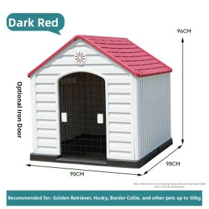 ZHUOLESHI | Outdoor Waterproof All-Season Windproof Medium to Large Dog Kennel
