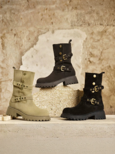 Reddragonfly | Thick Heeled Western Boots for Women