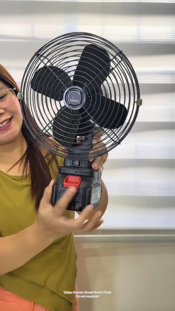 Rechargeable Camping Fan 2000-4000mAh Portable Lithium Battery Fan for Outdoor Fishing And Home Work