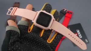 Box Exclusive Small + Paperbag / Jam Tangan Guou Digital Kotak VA-942DA / Jam Tangan Fashion Wanita Tali Rubber Diameter 36cm