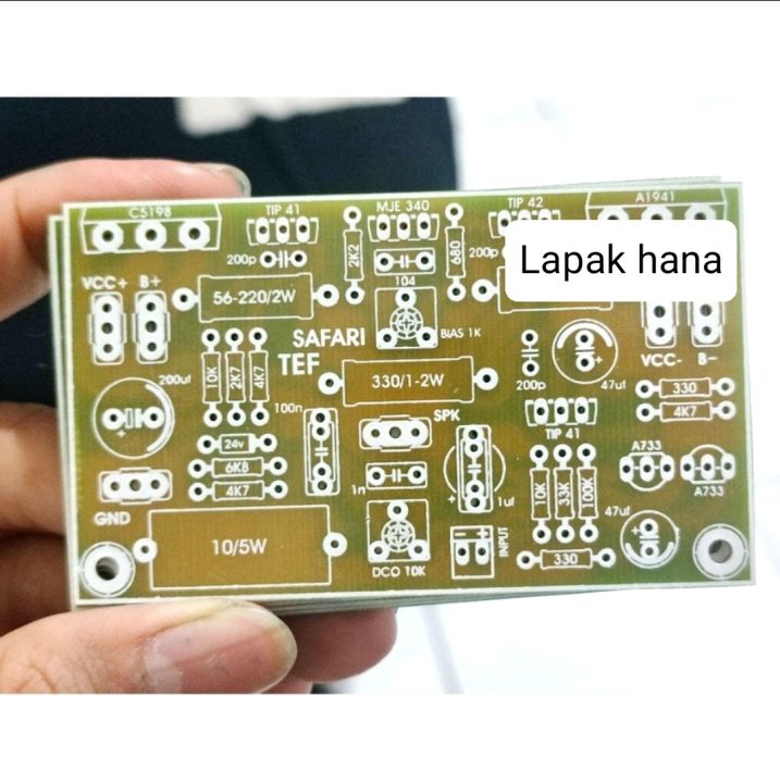 Pcb driver amplifier safari tef pcb fiber fr4 driver tef | Lazada Indonesia