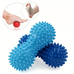 PVC Foot Massage Ball Peanut Spiky Reliever Ball Fascia Relax Massager Plantar Fasciitis Trigger Point Shiatsu Pain Relief