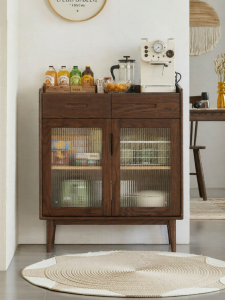 YUANSHI YUANSU | Simplistic Storage Sideboard Oak Walnut