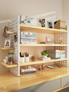 Multi-level Book Storage Shelf For Desk