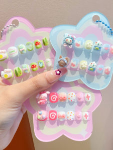 Cartoon Removable Jelly Nails Stickers