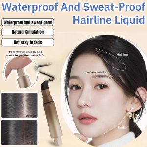 Waterproof And Sweat-Proof Hairline Liquid Covers High Forehead Hairline Liquid Filled Forehead Hair Root Concealer