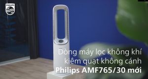 [SALE THƯƠNG HIỆU DUY NHẤT 17.12 0 TẶNG KÈM LÕI LỌC] Máy Lọc Không Khí Và Quạt 2 Trong 1 Philips AMF765/30 - Lọc Không Khí Tới 70M2 - Tốc Độ Phân Phối Không Khí Sạch (Cadr) 270 M3/Giờ - Bộ Lọc Hepa & Than Hoạt Tính - Kết Nối Ứng Dụng Air
