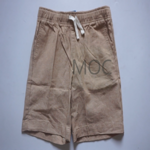 (20-30kg) Quần short linen bé trai 5-8 tuổi màu nâu nhạt (quandui short betrai qsbt qdbt on)