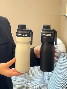 【Ucocolla】540ml Vacuum Insulated Sports Bottle 316 Stainless Steel Keep Hot&Cold Leakproof Portable