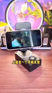 Phone Stand with Bluetooth Speaker New 360° Rotable Angel Adjustable Cell Phone Holder for Desk with HD Subwoofer Sound Fits All PhonesTablets