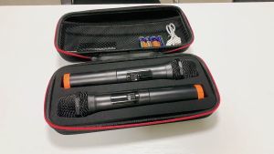 Universal Tas Penyimpanan Mic EVA Keras Tas Penyimpanan Mikrofon Anti Air Kotak Penyimpanan Microphone