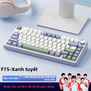 AULA | Bàn Phím Cơ Không Dây Bluetooth RGB 75 Phím