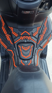 Deck Pad Cover PCX 150 Rubber Karet Keren Murah Motor Kanan Kiri