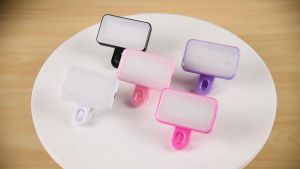 LED Phone Fill Light Lamp Portable Self-timer Beauty Live Photography Lamp Notebook Clip-on Pocket Lamp Without Data Lines