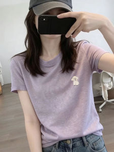 V.C.I | Summer New Cartoon Print Short Sleeve T-Shirt Ice Silk