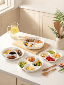 onlycook | Weight Loss Sectioned Steaming Plate