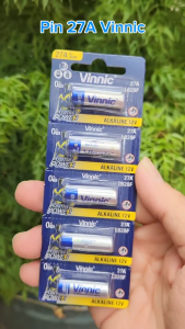 Pin 27A / A27 VINNIC Alkaline 12V dùng cho chuông cửa cửa cuốn remote xe hơi