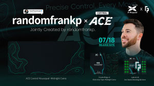 randomfrankp x X-Raypad ACE Control Gaming Mousepad – Midnight Camo