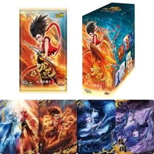 Kayou | KAYOU Ne Zha 2 Movie Trading Cards with Fire and Water Character Artwork for Chinese Animation Fans and Fantasy Collectors