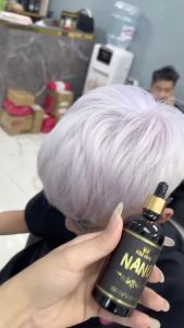 khử vàng tóc lên bạch kim