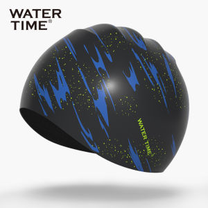 WATERTIME | Waterproof Protect Ears Unrestrictive Silicone Swim Cap