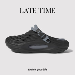 Mens Summer Outdoor Sandals Breathable Anti-slip Deodorant Slip-resistant Clog Shoes Comfortable Home Slippers EVA Material