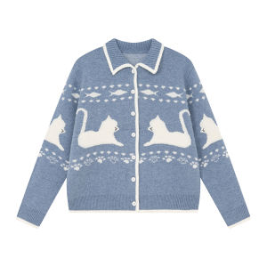 NIHAOKANONG | Áo Cardigan Len Nữ Mềm Mại cho Mùa Xuân