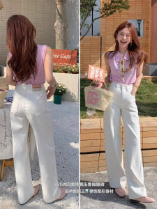 Casual Mid-Rise Skinny Womens Jeans High WaistedStraight-Leg Cargo Pants Leggings Long Trousers Universal Four-Way Stretch Blue Denim