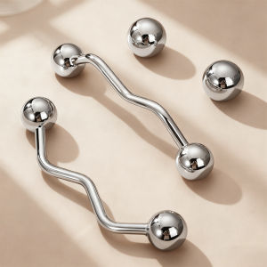 UCUBE | French Titanium Silver Elegant Drawer Handle