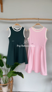 LEWIS EMMA - Playful Dress (2-14 Tahun) Dress Anak Perempuan Tanpa Lengan