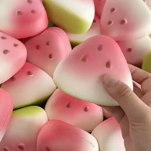 Watermelon Soft Squeeze Toy Slow Cute Rebound Triangle Shape Finger Pinch Toy Decompression Toy