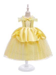 Childrens Belle Princess Birthday Dress Ball Gown