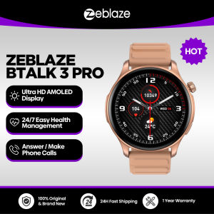 Zeblaze Btalk 3 PRO 1.43" AMOLED Display Smart Watch Make/Answer Phone Calls Heart Rate/SpO2/Sleep Breathing Training Smartwatch